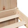 vidaXL Lit biblioth&egrave;que sans matelas 180x200 cm bois massif de pin