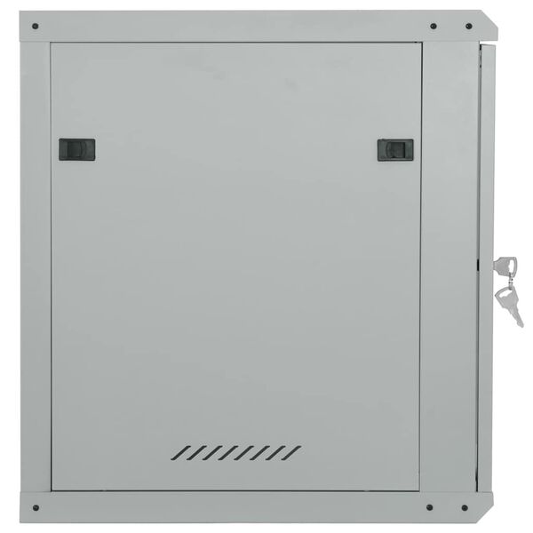 vidaXL Armoire réseau avec stockage Gris 60 x 45 x 65 cm Acier