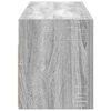 vidaXL Armoire murale de bain sonoma gris 80x25x30cm bois d'ing&eacute;nierie