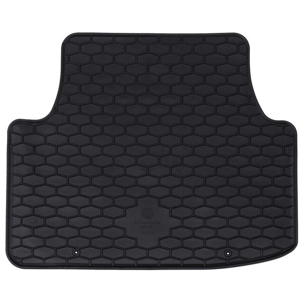 vidaXL Tapis de voiture 4 pcs Noir VW TIGUAN TDI Caoutchouc