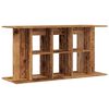 vidaXL Support pour aquarium vieux bois 120x40x60 cm bois d'ing&eacute;nierie