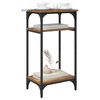vidaXL Table d'appoint Bois Ancien 40 x 30 x 75 cm Bois d'ing&eacute;nierie