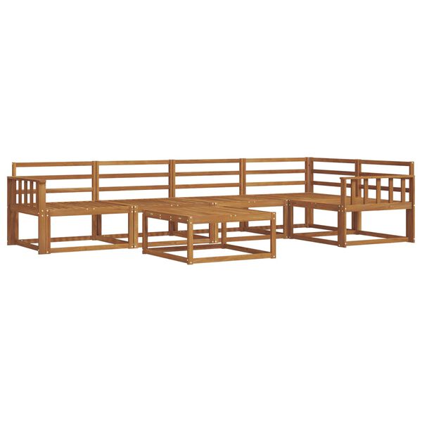 vidaXL Ensemble de canap&eacute;s d'ext&eacute;rieur 6 pcs Naturel