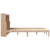 vidaXL Lit biblioth&egrave;que sans matelas 135x190 cm bois de pin massif