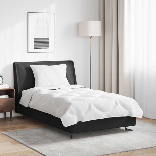 vidaXL Ensemble de Duvet avec oreiller 2 pcs Blanc Microfibre