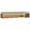 vidaXL Ensemble de canap&eacute;s d'ext&eacute;rieur 6 pc Naturel et Beige