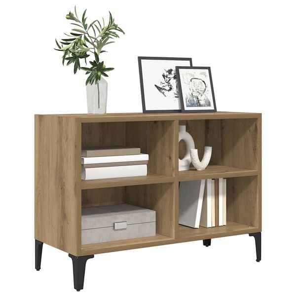 vidaXL Ensemble meuble TV Marron 69,5 x 30 x 50 cm Bois d'ing&eacute;nierie