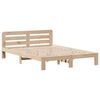 vidaXL Cadre de lit sans matelas 135x190 cm bois de pin massif