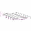 vidaXL Surmatelas Blanc 140 x 200 cm Tissu en Tricot