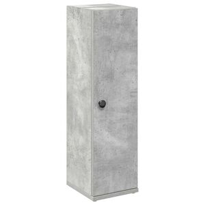 vidaXL Meuble de salle de bain avec porte-rouleau gris b&eacute;ton