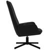vidaXL Chaise de relaxation Noir brillant Similicuir