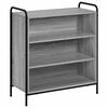 vidaXL Buffet Sonoma gris 97 x 33 x 81 cm Bois d'ing&eacute;nierie