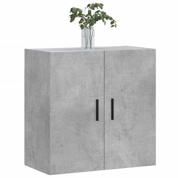 vidaXL Armoire murale gris b&eacute;ton 60x31x60 cm bois d'ing&eacute;nierie