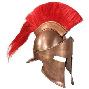 vidaXL Casque de guerrier grec antique pour GN Cuivre Acier