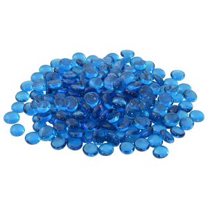 vidaXL P&eacute;pite en verre 17-19 mm Bleu ciel Verre