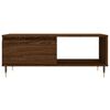 vidaXL Table basse Ch&ecirc;ne marron 90x50x36,5 cm Bois d'ing&eacute;nierie