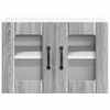 vidaXL Armoire de cuisine 2 pcs Gris Sonoma 60 x 31 x 40 cm
