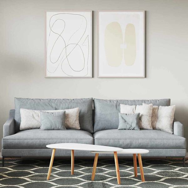 vidaXL Peinture murale Marron 16,5 x 16,5 x 16 cm Impression murale