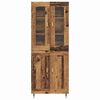 vidaXL Haut Armoire 2 pcs Bois ancien Bois d'ing&eacute;nierie