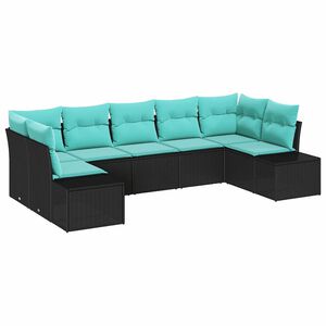 vidaXL Ensemble de canap&eacute; de jardin 7 pc 7-Nombre de places