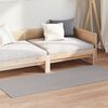 vidaXL Tapis de surface LUGO Cr&egrave;me et Taupe 200 x 80 cm Polyester