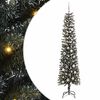 vidaXL Sapin de No&euml;l artificiel Vert 210 cm PVC, plastique et acier