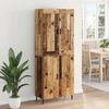 vidaXL Haut Armoire 2 pcs Bois ancien Bois d'ing&eacute;nierie