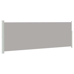 vidaXL Auvent lat&eacute;ral r&eacute;tractable 160 x 500 cm Gris