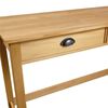 vidaXL Table console Hill Range avec 2 tiroirs 110x45x74 cm Pin solide