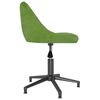vidaXL Chaises pivotantes &agrave; manger lot de 4 vert clair velours