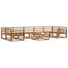 vidaXL Ensemble de canap&eacute;s d'ext&eacute;rieur 8 pcs Naturel