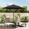 vidaXL Parasol d'ext&eacute;rieur avec poteau en m&eacute;tal 300 cm Anthracite