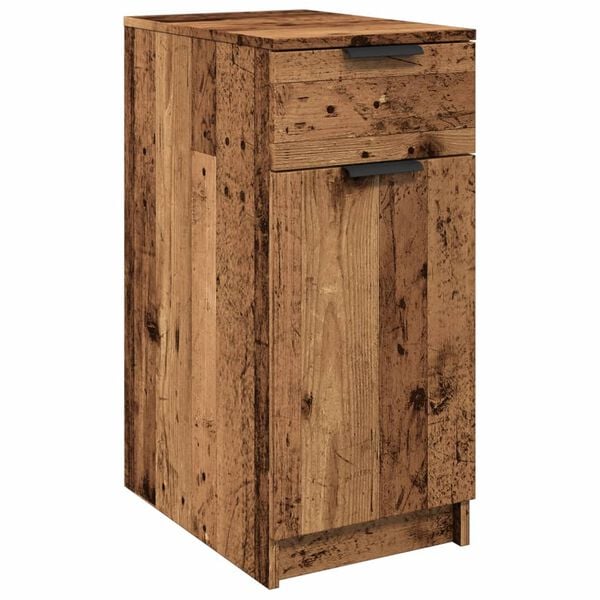 vidaXL Armoire de bureau vieux bois 33x50x75 cm bois d'ing&eacute;nierie