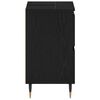 vidaXL Meuble de Lavabo de Salle de Bain Chêne noir 80 x 33 x 60 cm