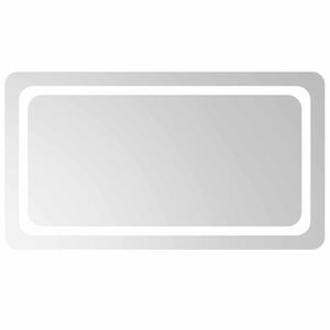 vidaXL Miroir de salle de bain LED Transparent 90 x 50 cm verre tremp&eacute;