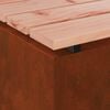 vidaXL Banc de jardin Rouill&eacute; 100 x 40 x 43 cm