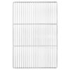 vidaXL Grille de barbecue 60 x 40 cm Acier inoxydable Argent&eacute;