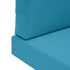 vidaXL Coussin de canap&eacute; d'ext&eacute;rieur 3 pcs Bleu royal Polyester