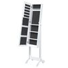vidaXL Miroir sur pied blanc 34x37x146 cm