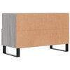 vidaXL Meuble TV Sonoma gris 80x36x50 cm Bois d'ing&eacute;nierie