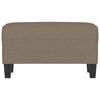 vidaXL Banc Taupe 70x35x41 cm Tissu