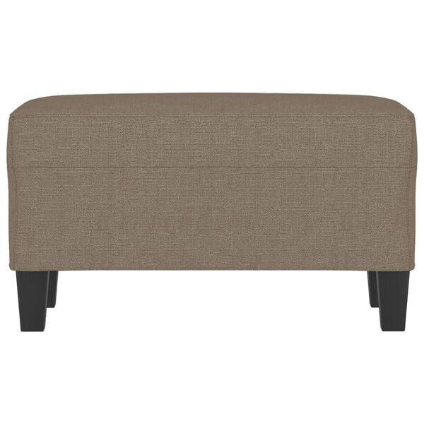 vidaXL Banc Taupe 70x35x41 cm Tissu