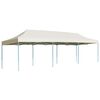 vidaXL Tente de r&eacute;ception pliable escamotable 3x9 m cr&egrave;me