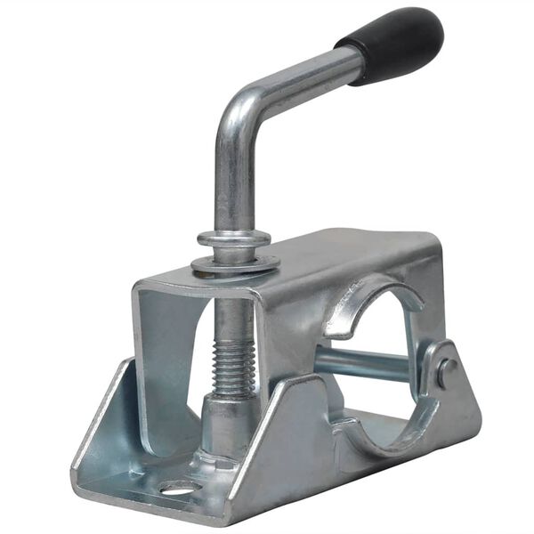 vidaXL Roue jockey 48 mm avec 1 pince divisée et des cales de roue