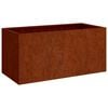 vidaXL Jardini&egrave;re 62x30x29 cm acier corten