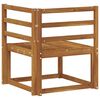 vidaXL Canap&eacute; d'angle ext&eacute;rieur Bois d'Acacia Massif Naturel