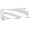 vidaXL Lit surélevé de jardin rouillé 240x80x77 cm acier corten
