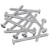 vidaXL Vis pour meubles 12 pcs Argent&eacute; M6 x 85 mm Acier