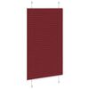 vidaXL Store pliss&eacute; rouge bordeaux 70x100 cm largeur du tissu 69,4 cm