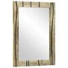 vidaXL Miroir de salle de bain avec miroir Marron 70 x 50 x 2,5 cm